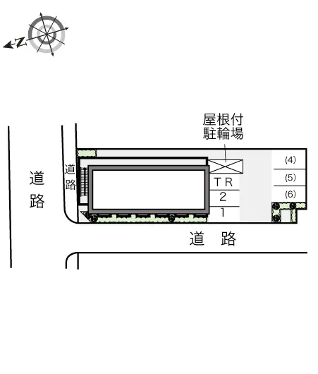 ★手数料０円★高槻市城南町　月極駐車場（LP）